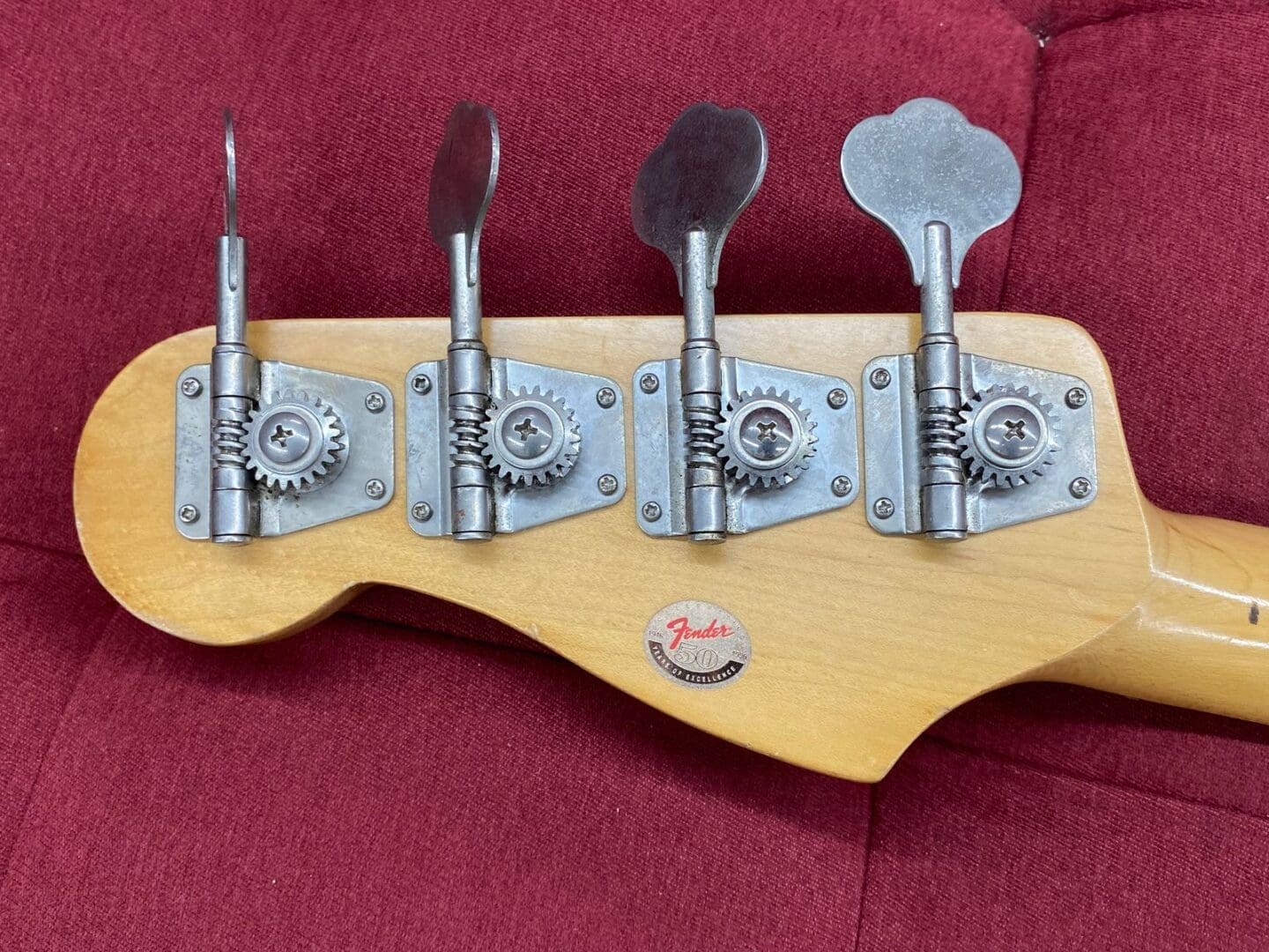 Squier by Fender 50th Anniversary P-Bass 1996 - Torino Red - Image 6
