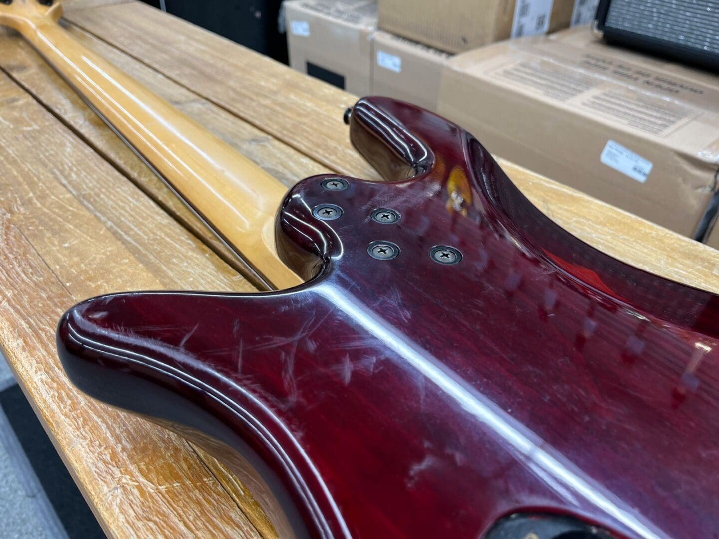 Spector Legend 5 Standard MIK - Black Cherry - Image 5