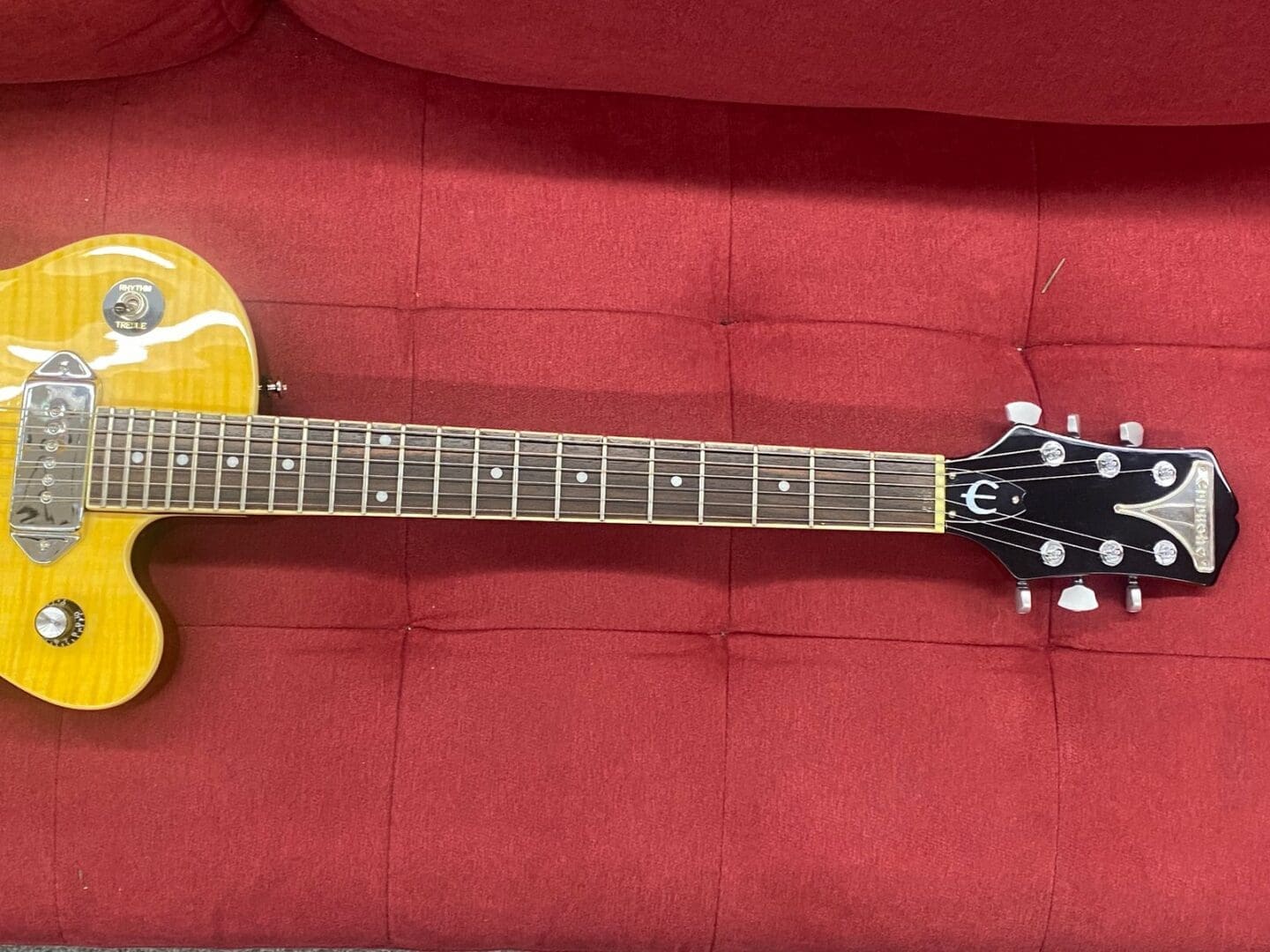 Epiphone Wildkat Electric Guitar 2003 - Antique Natural MIK - Image 6