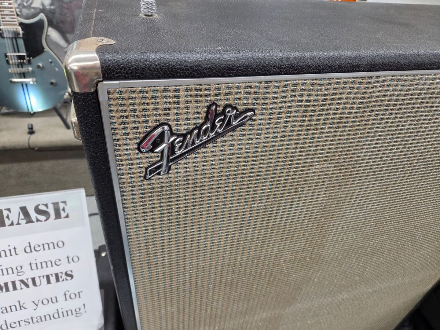 Fender Bassman "Drip Edge" 2x15" Guitar Speaker Cabinet With Cover - Silverface Local Pickup Only!! NO Shipping!! - Image 6