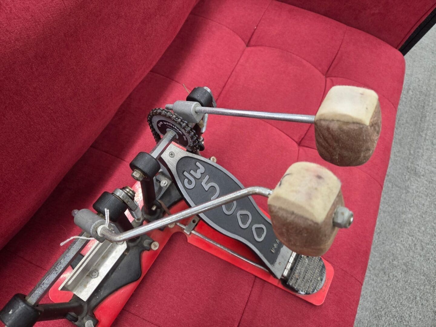 DW 5000 Series Double Bass Drum Pedal Early Version - Image 6