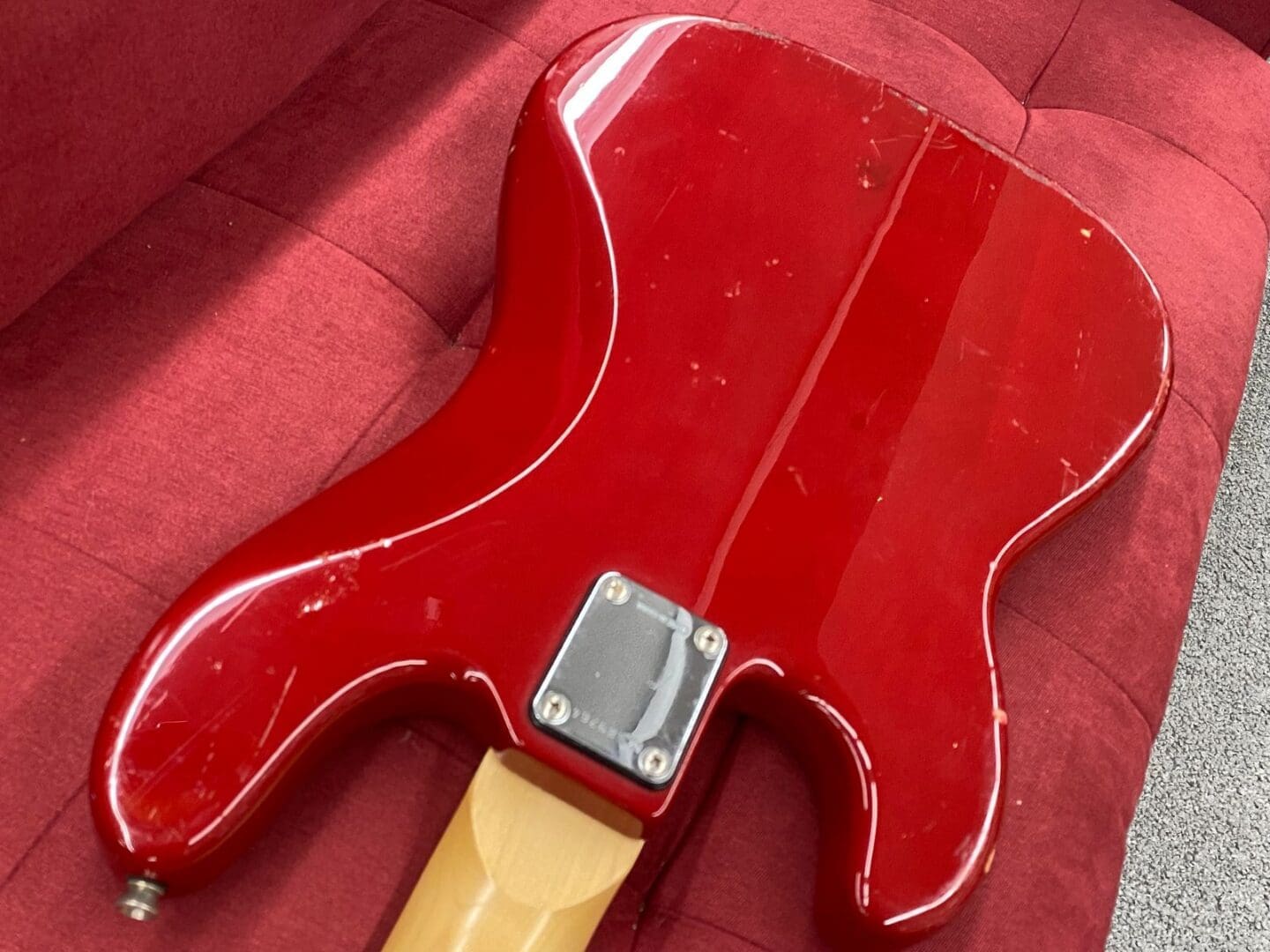 Squier by Fender 50th Anniversary P-Bass 1996 - Torino Red - Image 14