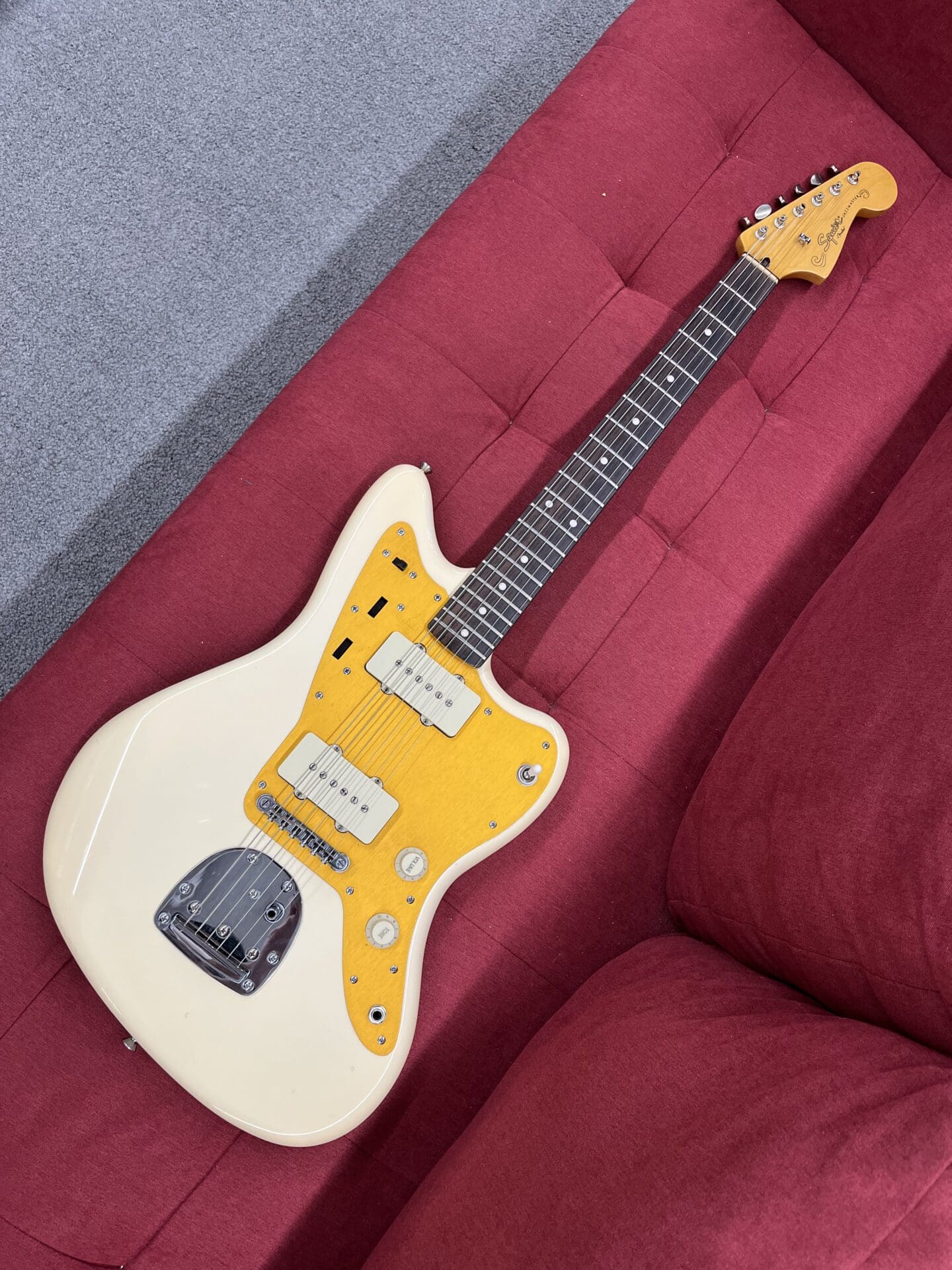 Squier J Mascis Jazzmaster Rosewood 2017 - Vintage White