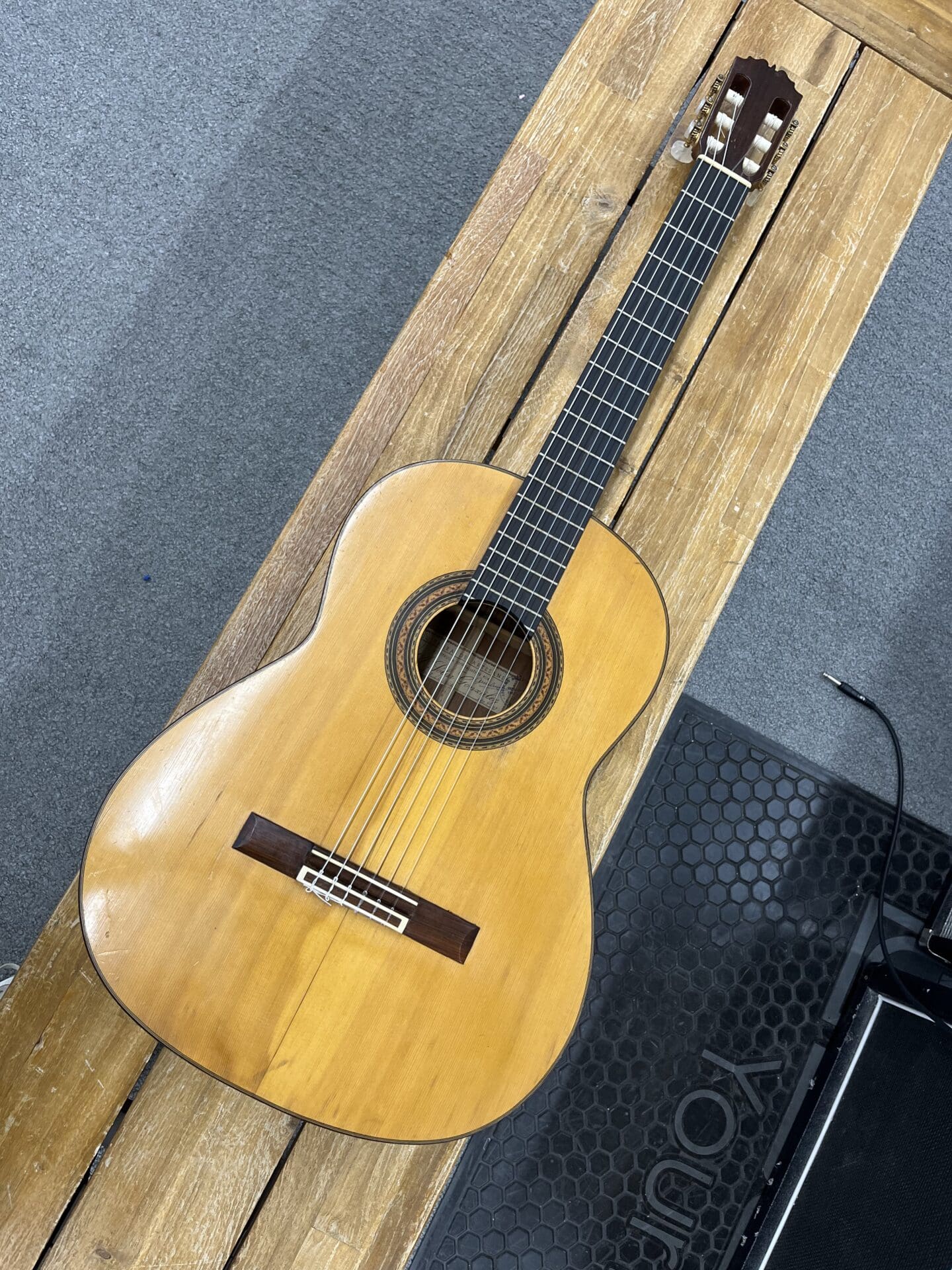 USED Anselmo Solar Gonzalez Classical Guitar 1967 - Natural
