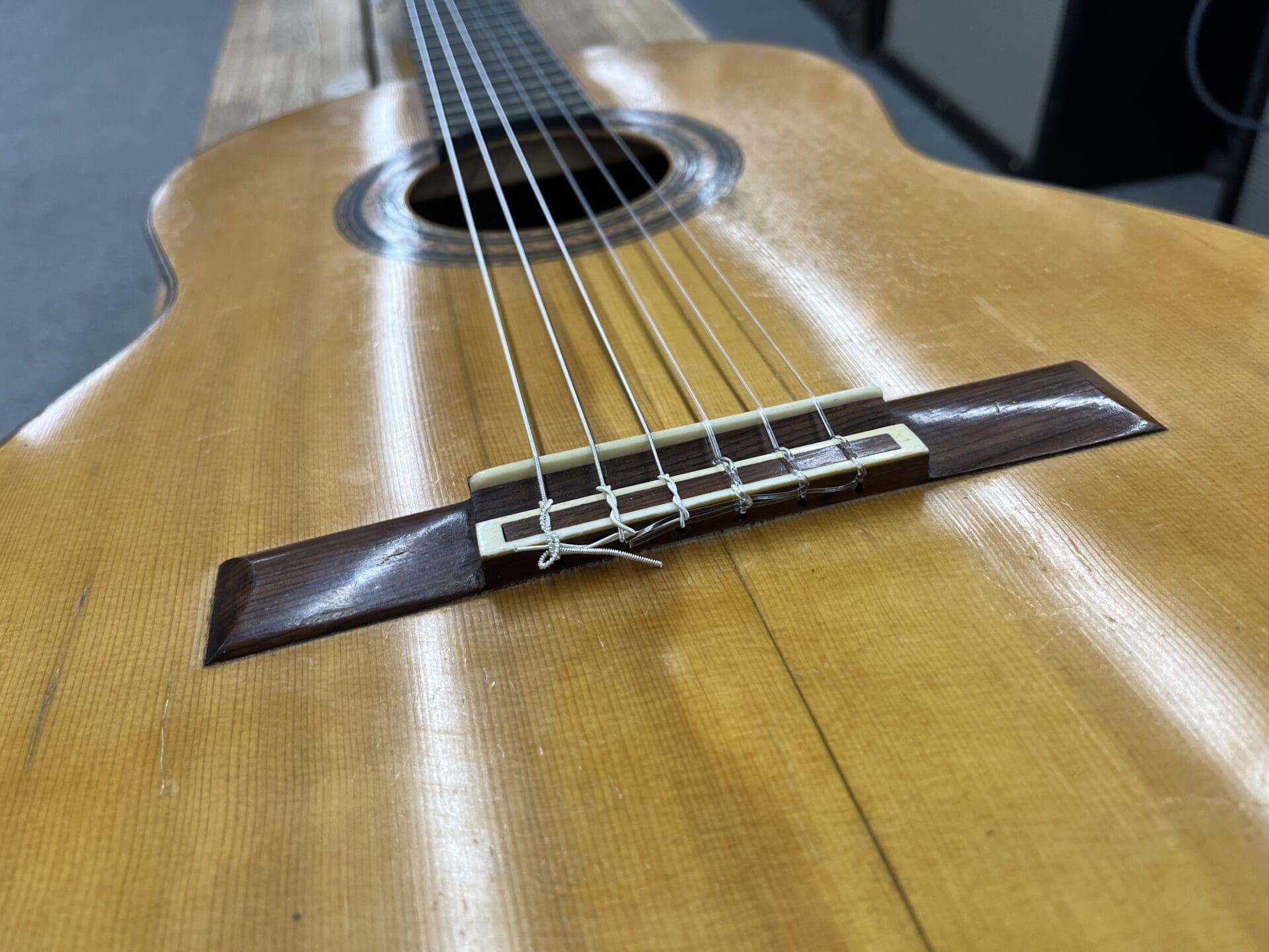 USED Anselmo Solar Gonzalez Classical Guitar 1967 - Natural - Image 3
