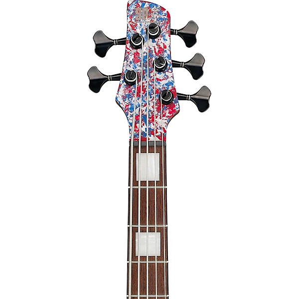 Ibanez Premium SR5A250 USA 250th Anniversary 5-String Electric Bass Guitar - Red, White, and Blue - Image 11