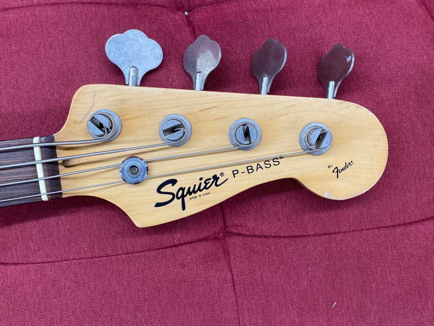 Squier by Fender 50th Anniversary P-Bass 1996 - Torino Red - Image 15