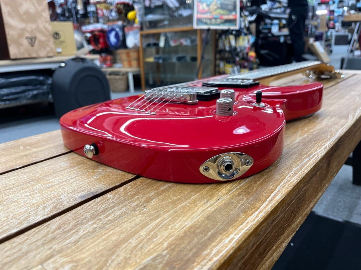 DBZ Barchetta Electric Guitar - Red - Image 12
