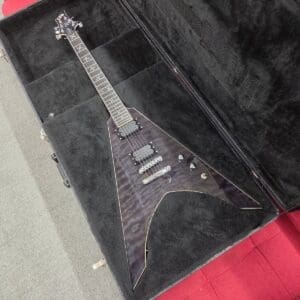 ESP LTD Ninja-600 Michael Amott Signature with Case - See Thru Black