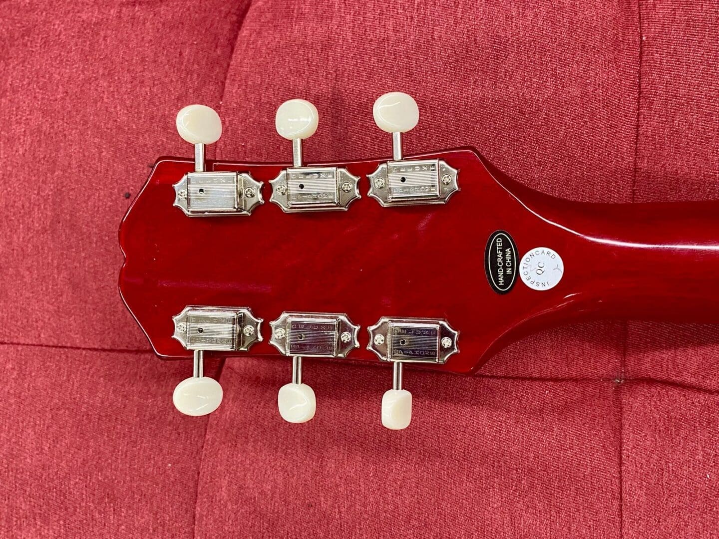 Epiphone Wilshire P-90s Electric Guitar 2021 - Cherry - Image 12