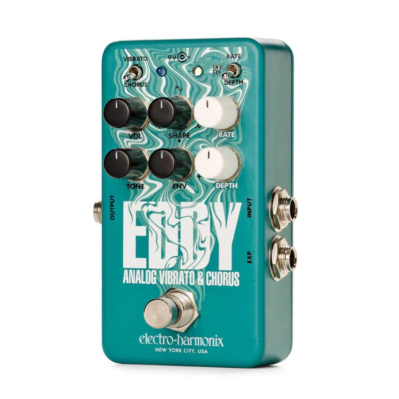 Electro-Harmonix Eddy Analog Vibrato & Chorus Guitar Effects Pedal - Image 3