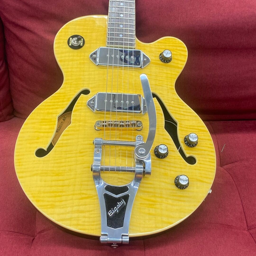 Epiphone Wildkat Electric Guitar 2003 - Antique Natural MIK - Image 16