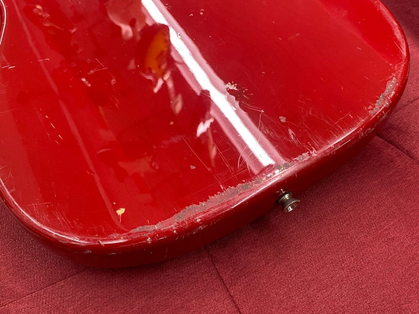 Squier by Fender 50th Anniversary P-Bass 1996 - Torino Red - Image 17