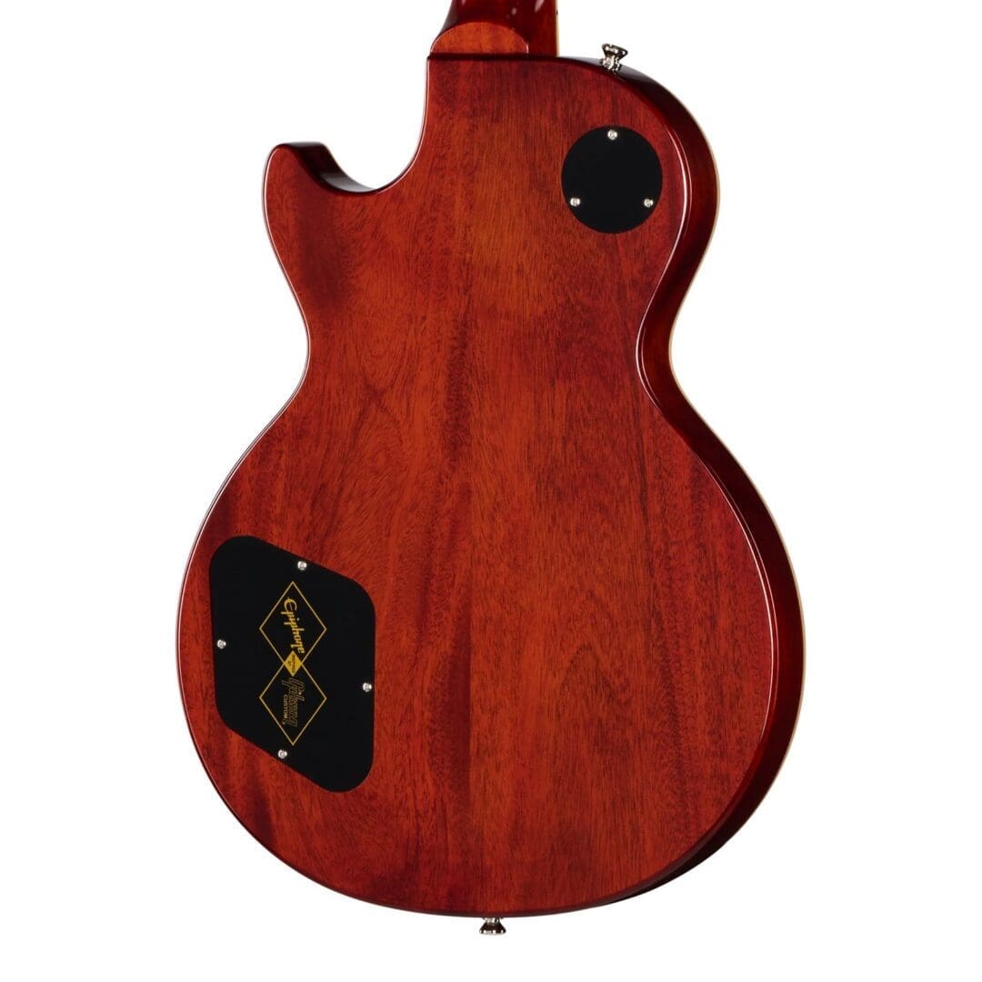 Epiphone "Inspired by Gibson Custom" '59 Les Paul Standard with Case - Deep Cherry Sunburst w/Case - Image 9