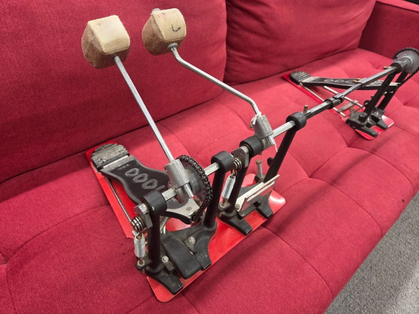 DW 5000 Series Double Bass Drum Pedal Early Version - Image 9