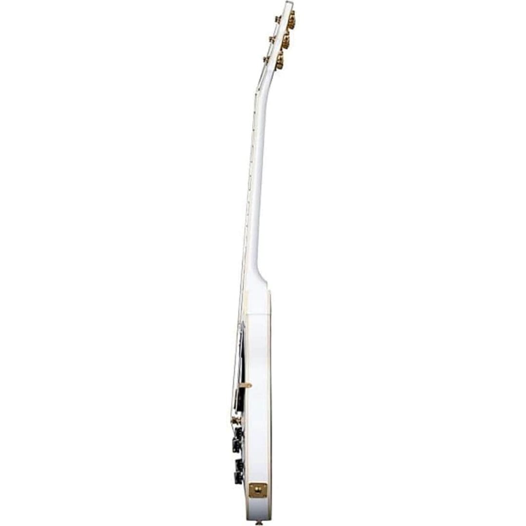 Epiphone "Inspired by Gibson Custom" Les Paul Custom Alpine White w/Case - Image 5