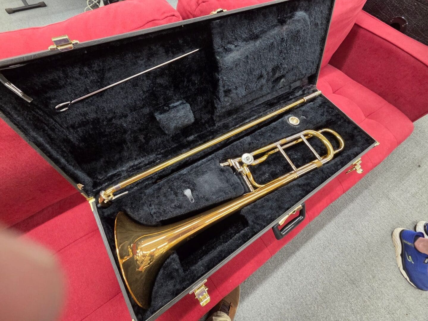 Yamaha YSL548G - F rotor trombone gold brass bell