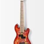 Kala U•BASS Solid Body 4-String Fretted – Paisley Orange Burst