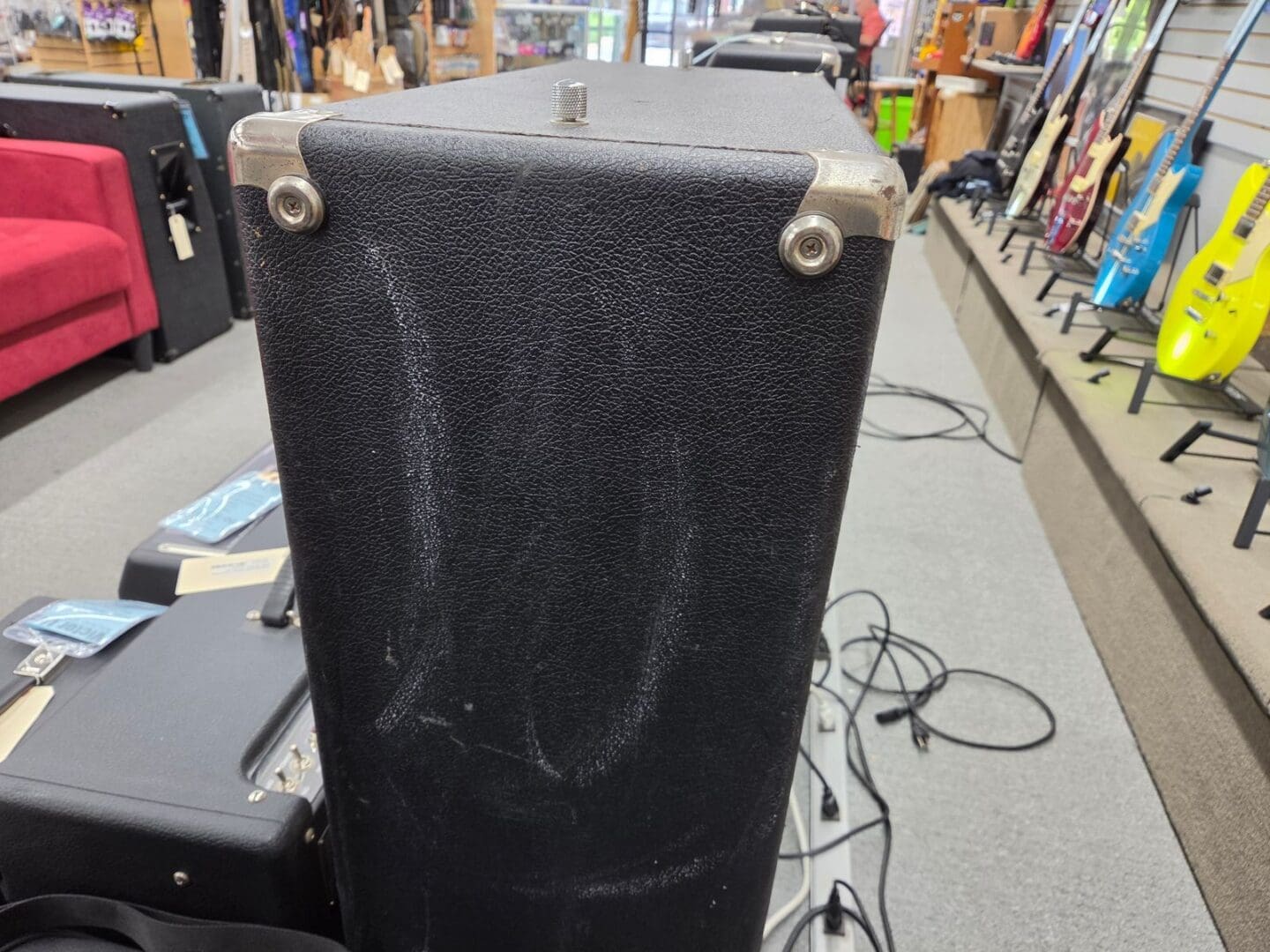Fender Bassman "Drip Edge" 2x15" Guitar Speaker Cabinet With Cover - Silverface Local Pickup Only!! NO Shipping!! - Image 11