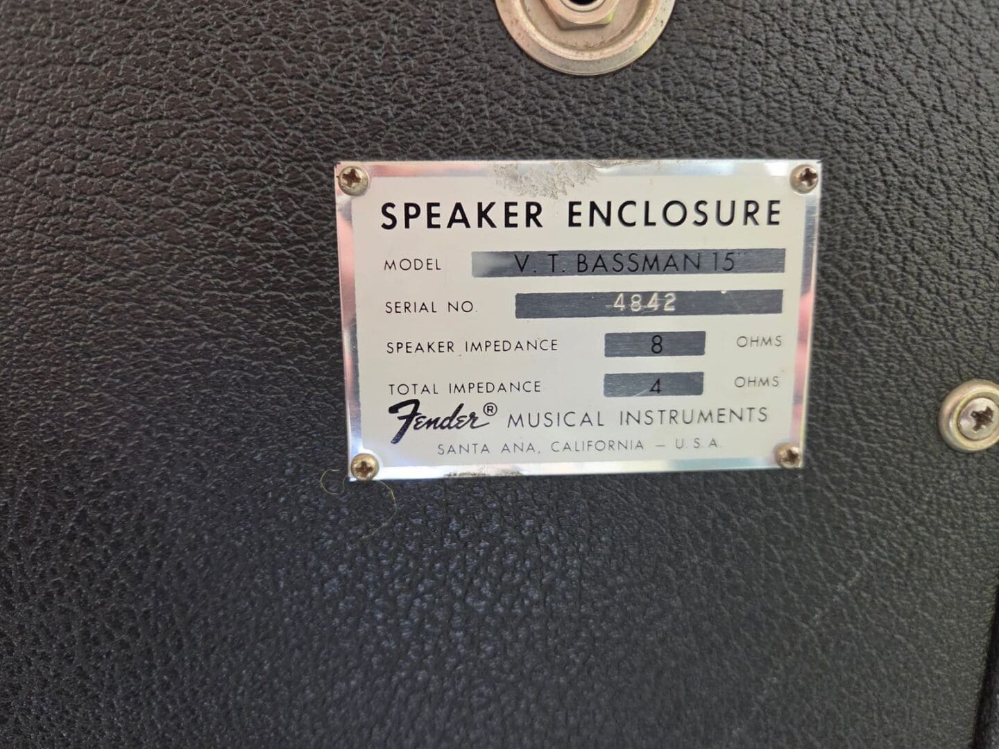 Fender Bassman "Drip Edge" 2x15" Guitar Speaker Cabinet With Cover - Silverface Local Pickup Only!! NO Shipping!! - Image 10