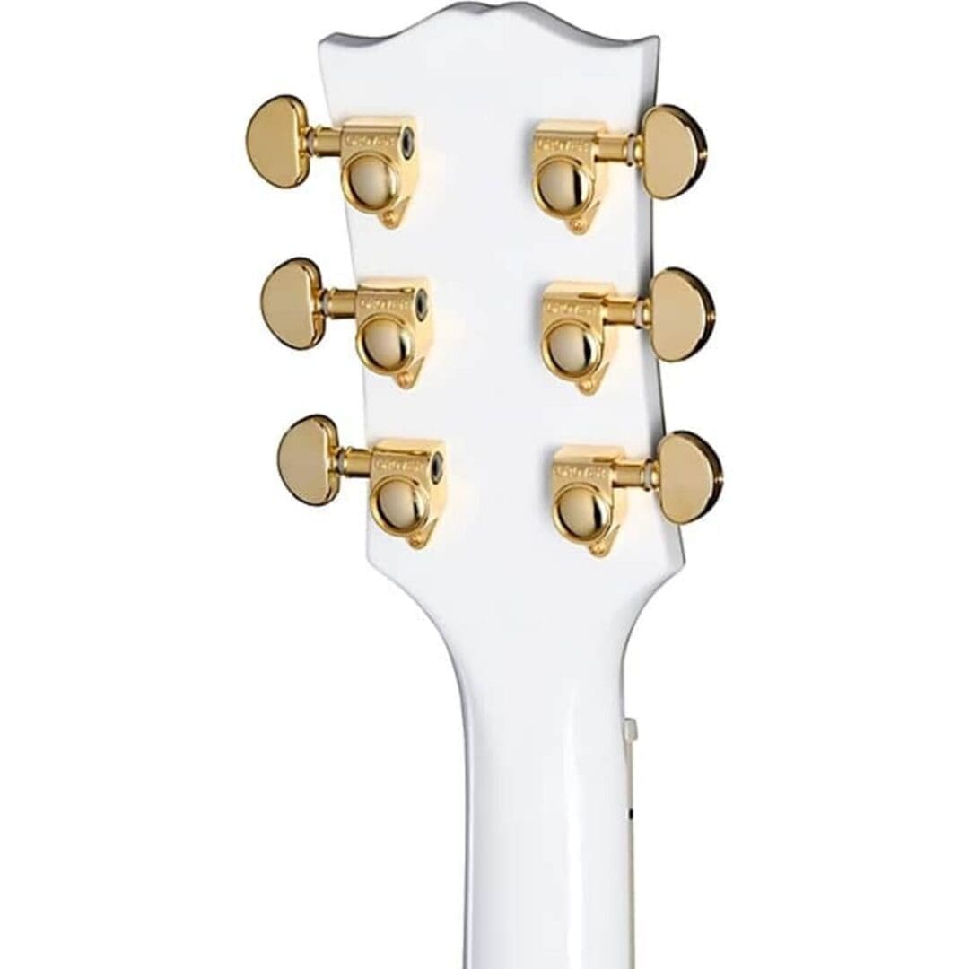 Epiphone "Inspired by Gibson Custom" Les Paul Custom Alpine White w/Case - Image 8