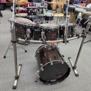 Tama StarClassic Maple 7pc with Rack 10/12/13/14/16/20/14s - Trans Black