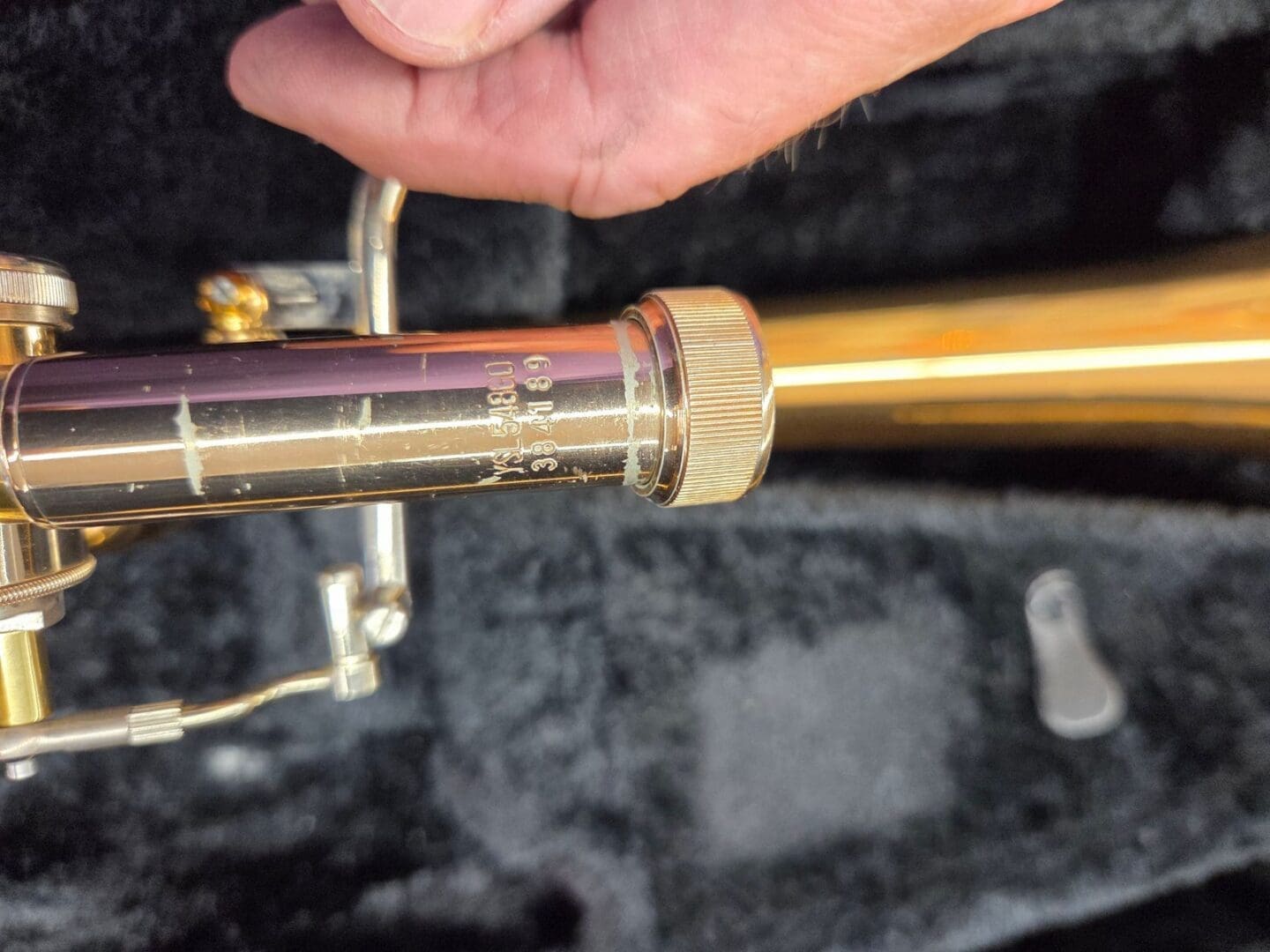 Yamaha YSL548G - F rotor trombone gold brass bell - Image 17