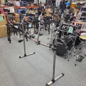Tama Power Tower Main Front Drum Rack with 3 cymbal arms 2010s - Chrome Local Pickup Only!!!!