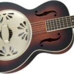 Gretsch G9240 Alligator Round-Neck, Mahogany Body Biscuit Cone Resonator Guitar - 2-Color Sunburst