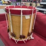 Cooperman Rope Tuned Field Snare 15x15 - Natural/Red