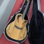 Ovation CE44P-SM-G Celebrity Series Elite Plus Mid-Depth Acoustic-Electric Guitar - Natural Spalted Maple wich Case